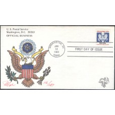 #O135 Official - Eagle Pugh FDC