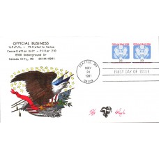 #O148 Official - Eagle Pugh FDC