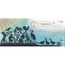 #U624 Country Geese Pugh FDC