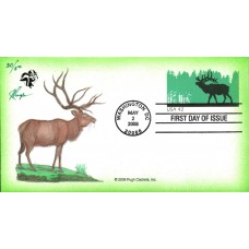 #U663 Elk Pugh FDC