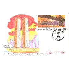 #UX137 Manhattan Skyline - WTC Pugh FDC