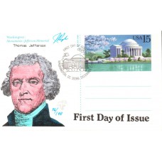 #UX144 Jefferson Memorial Pugh FDC