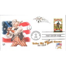 #4341 Take Me Out to the Ballgame QCR FDC