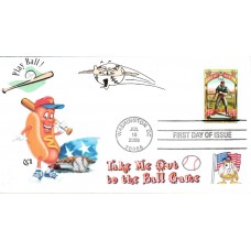 #4341 Take Me Out to the Ballgame QCR FDC