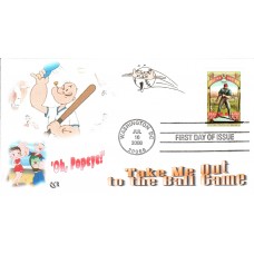 #4341 Take Me Out to the Ballgame QCR FDC