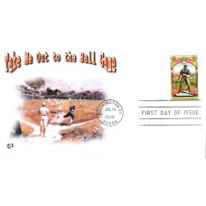 #4341 Take Me Out to the Ballgame QCR FDC