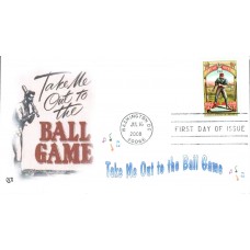 #4341 Take Me Out to the Ballgame QCR FDC