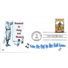 #4341 Take Me Out to the Ballgame QCR FDC