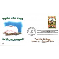 #4341 Take Me Out to the Ballgame QCR FDC