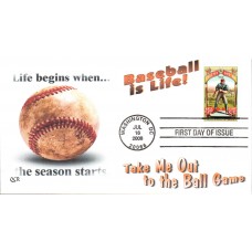 #4341 Take Me Out to the Ballgame QCR FDC