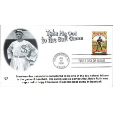 #4341 Take Me Out to the Ballgame QCR FDC