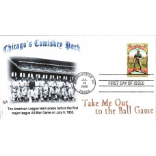 #4341 Take Me Out to the Ballgame QCR FDC