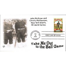 #4341 Take Me Out to the Ballgame QCR FDC