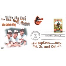 #4341 Take Me Out to the Ballgame QCR FDC