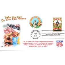 #4341 Take Me Out to the Ballgame QCR FDC