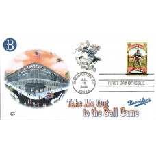 #4341 Take Me Out to the Ballgame QCR FDC