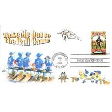 #4341 Take Me Out to the Ballgame QCR FDC