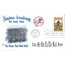 #4341 Take Me Out to the Ballgame QCR FDC