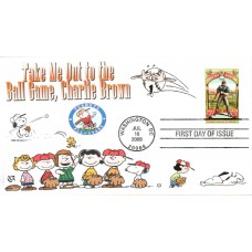 #4341 Take Me Out to the Ballgame QCR FDC