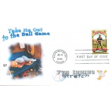 #4341 Take Me Out to the Ballgame QCR FDC