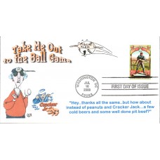 #4341 Take Me Out to the Ballgame QCR FDC