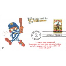 #4341 Take Me Out to the Ballgame QCR FDC