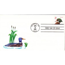 #2485 Wood Duck Rainbow FDC