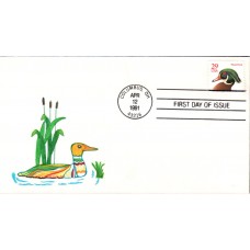 #2485 Wood Duck Rainbow FDC