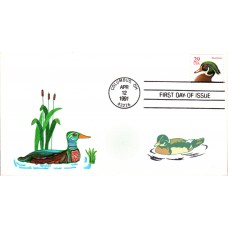 #2485 Wood Duck Rainbow FDC