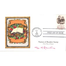 #2106 Nation of Readers Rawlins FDC