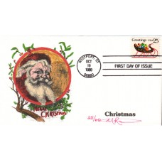 #2428 Christmas Sleigh Rawlins FDC