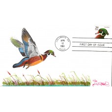 #2484 Wood Duck Rawlins FDC