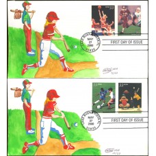 #3399-3402 Youth Team Sports Ray FDC Set