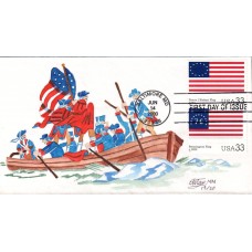 #3403h//l Stars and Stripes Ray FDC