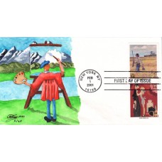 #3502o//t American Illustrators Ray FDC