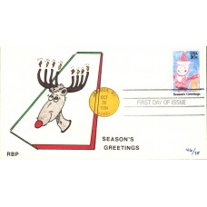 #2108 Santa Claus RBP FDC