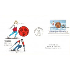 #2142 Winter Special Olympics Reid FDC