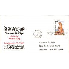 #2325 Black-tailed Prairie Dog Reid FDC