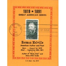 #2094 Herman Melville Reid Maxi FDC