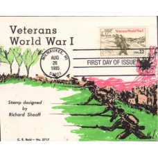 #2154 World War I Veterans Reid Maxi FDC