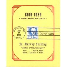 #2188 Harvey Cushing MD Reid Maxi FDC