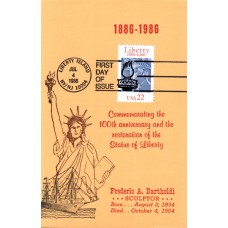 #2224 Statue of Liberty Reid Maxi FDC