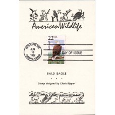 #2309 Bald Eagle Reid Maxi FDC