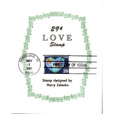 #2535 Love - Earth Reid Maxi FDC