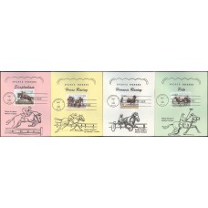 #2756-59 Sporting Horses Reid Maxi FDC Set