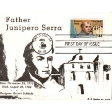 #C116 Junipero Serra Reid Maxi FDC