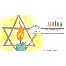 #3118 Hanukkah Rendal FDC