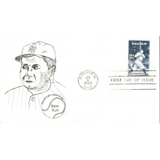 #2046 Babe Ruth Ricale FDC