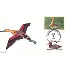 #RW53 Fulvous Whistling Duck Ricale FDC