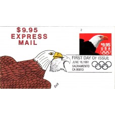 #2541 Bald Eagle Plate RKA FDC